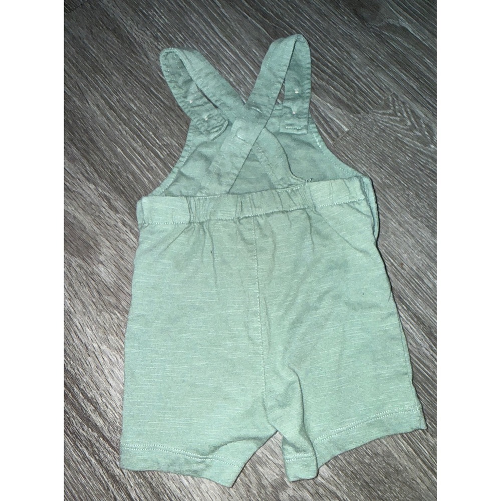 Adorable Pekkle baby boys' short dungaree romper. - Picture 2 of 4
